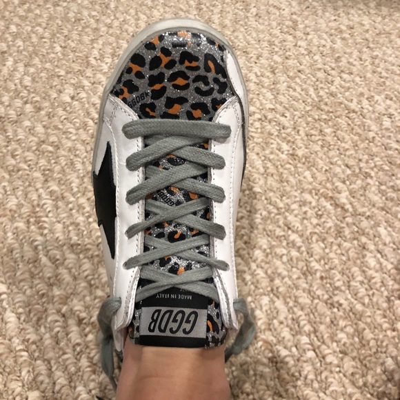 GOLDEN GOOSE Superstar leopard-print trim sneakers - Picture 3 of 4